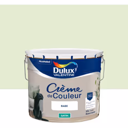 LIVRAISON OFFERTE DES 39€ D’ACHAT ET RETOUR GRATUIT ! Dulux Valentine Crème de couleur : Une texture crème facile à appliquer ...