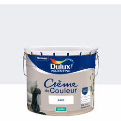 LIVRAISON OFFERTE DES 39€ D’ACHAT ET RETOUR GRATUIT ! Dulux Valentine Crème de couleur : Une texture crème facile à appliquer ...