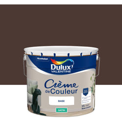 Peinture Crème De Couleur Satin Wengé 10L Dulux Valentine