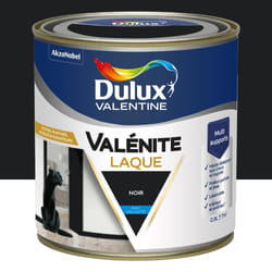 Peinture boiserie noir mat DULUX VALENTINE Valenite 0.5l