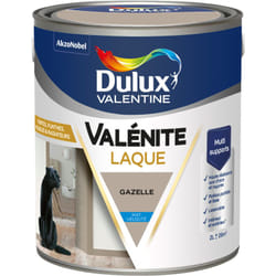 Dulux Valentine - Peinture Laque Valénite Intérieur et Extérieur Multi-supports - Finition parfaite et lisse, Haute Résistance - Mat Gazelle 2 l