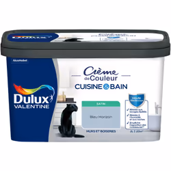 LIVRAISON OFFERTE DES 39€ D’ACHAT ET RETOUR GRATUIT ! Peinture intérieure Crème de Couleur Cuisine et Bain Satin 2 L La peint ...