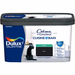 LIVRAISON OFFERTE DES 39€ D’ACHAT ET RETOUR GRATUIT ! Peinture intérieure Crème de Couleur Cuisine et Bain Satin 2 L La peint ...