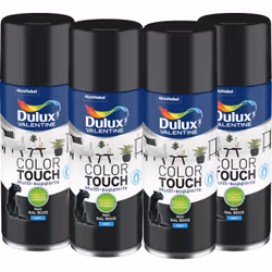 LIVRAISON OFFERTE DES 39€ D’ACHAT ET RETOUR GRATUIT ! Peinture Aérosol Color Touch Dulux Valentine - Maxi Pack de 4 Aérosols! ...