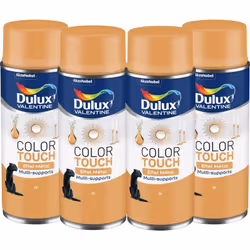 LIVRAISON OFFERTE DES 39€ D’ACHAT ET RETOUR GRATUIT ! Peinture Aérosol Color Touch Dulux Valentine - Maxi Pack de 4 Aérosols! ...