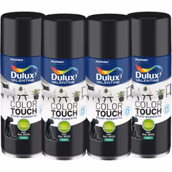 LIVRAISON OFFERTE DES 39€ D’ACHAT ET RETOUR GRATUIT ! Peinture Aérosol Color Touch Dulux Valentine - Maxi Pack de 4 Aérosols! ...