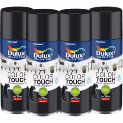 LIVRAISON OFFERTE DES 39€ D’ACHAT ET RETOUR GRATUIT ! Peinture Aérosol Color Touch Dulux Valentine - Maxi Pack de 4 Aérosols! ...