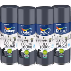 LIVRAISON OFFERTE DES 39€ D’ACHAT ET RETOUR GRATUIT ! Peinture Aérosol Color Touch Dulux Valentine - Maxi Pack de 4 Aérosols! ...
