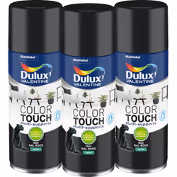 LIVRAISON OFFERTE DES 39€ D’ACHAT ET RETOUR GRATUIT ! Peinture Aérosol Color Touch Dulux Valentine - Multi-Pack de 3 Aérosols ...