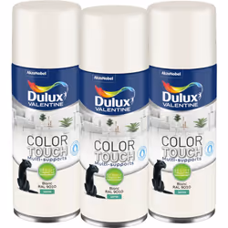 LIVRAISON OFFERTE DES 39€ D’ACHAT ET RETOUR GRATUIT ! Peinture Aérosol Color Touch Dulux Valentine - Multi-Pack de 3 Aérosols ...