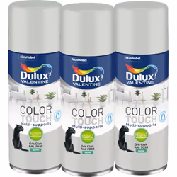 LIVRAISON OFFERTE DES 39€ D’ACHAT ET RETOUR GRATUIT ! Peinture Aérosol Color Touch Dulux Valentine - Multi-Pack de 3 Aérosols ...