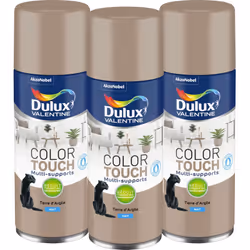 LIVRAISON OFFERTE DES 39€ D’ACHAT ET RETOUR GRATUIT ! Peinture Aérosol Color Touch Dulux Valentine - Multi-Pack de 3 Aérosols ...