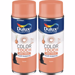 LIVRAISON OFFERTE DES 39€ D’ACHAT ET RETOUR GRATUIT ! Peinture Aérosol Color Touch Dulux Valentine - Lot de 2 Aérosols! L'aér ...