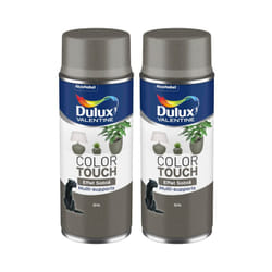 Dulux Valentine - Lot de 2 - Peinture aérosol Color Touch Multi-Supports - Effet Sablé Gris 400 ml