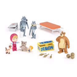 Smoby Masha Mini Univers Coffret, Figurine à collectionner, Film et série TV, 85 g