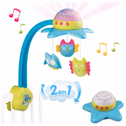 Smoby 3032161101163, Bercecau, Sonore, Veilleuse, Plastique