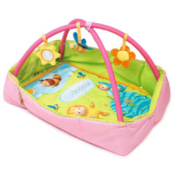 Smoby 110216 gymnase et tapis d'éveil pour bébé Vert, Rose Tapis de jeux pour bébé