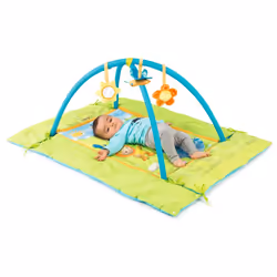 Smoby 110217 gymnase et tapis d'éveil pour bébé Bleu, Vert Tapis de jeux pour bébé