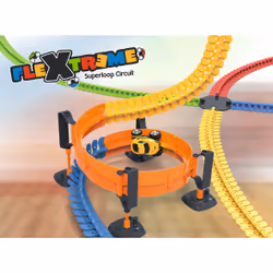 Smoby FLEXTREME SUPERLOOP CIRCUIT, 4 an(s), AAA, Multicolore