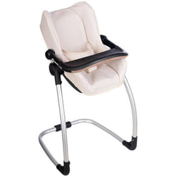 SMOBY - Maxi cosi - Siège + Chaise haute beige - 3 en 1 - Pour poupon - Dès 3 ans