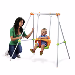 Smoby 310046, Portique balançoire bébé, Extérieure, 25 kg, Métal, Acier