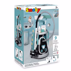 Smoby CHARIOT DE MENAGE + ASPIRATEUR