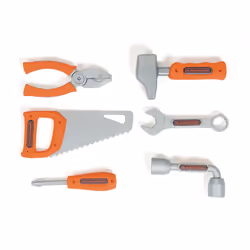 Smoby B+D Boite A Outils + 6 Outils