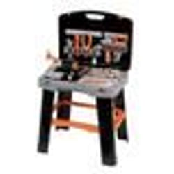 Smoby - Black and Decker -Etabli Bricolo Smart - Jeu dimitation - Mallette qui se transforme en établi - 33 accessoires inclus - Fa