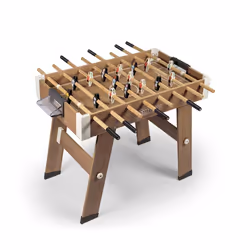 Smoby Click & Goal, Table de baby-foot, Bois, Adultes et enfants, unisexe, 8 an(s), Marron