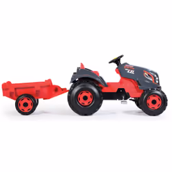 Smoby Trattore Stronger, 3 an(s), 4 roue(s), Noir, Rouge