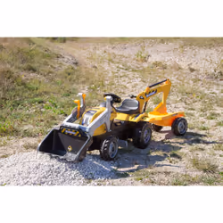 Smoby Tracteur Builder Max + Remorque