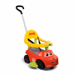 Smoby Porteur Auto Balade Elec, 0,5 an(s), Rouge, Batteries requises