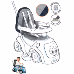 Smoby HOUSSE SIEGE PORTEUR MAESTRO, 0,5 an(s), Gris