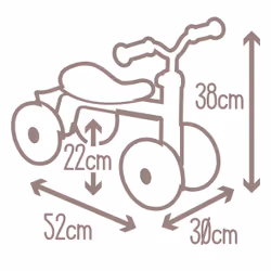 Smoby PORTEUR ROOKIE ROSE - Vue supplémentaire 8