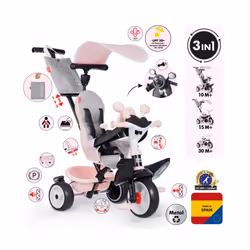 Smoby Baby Driver tricycle Enfants Poussée