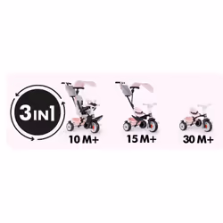 Smoby Baby Driver tricycle Enfants Poussée