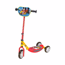 Smoby Monopattino tre ruote Mickey, Enfants, Trottinette à trois roues, unisexe, 3 roue(s), 3 an(s), Bleu, Rouge, Jaune