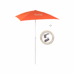 Smoby Sunshade Parasol d'aire de jeux pour enfants Carré Rouge