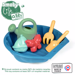 Smoby S.Life Mini Bac Sable Simple Garni