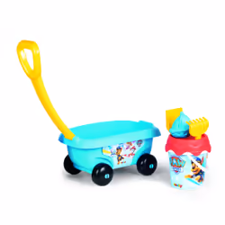 Smoby PAW PATROL CHARIOT DE PLAGE GARNI, Ensemble de jouets de plage, 1,5 an(s), Blanc
