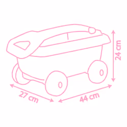 Smoby DP CHARIOT DE PLAGE GARNI