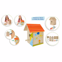 Smoby SCP MAISON DES OISEAUX, Bulgarie, 72 mm, 297 mm, 197 mm