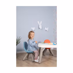 Smoby 880108 Siège pour enfant Chaise pour bébé/enfants Siège rigide Bleu, Gris