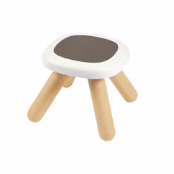 Smoby Kid Tabouret gris, Chaise haute pour bébé/enfants, Beige, Marron, Blanc, 50 kg