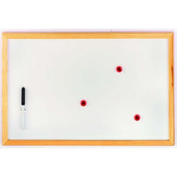 Tableau magnétique - Blanc - 60 x 40 cm
