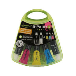 Boîte de peinture essentielle 5 tubes de gouache (2x20ml + 3x10ml) couleurs primaires + palette intégrée