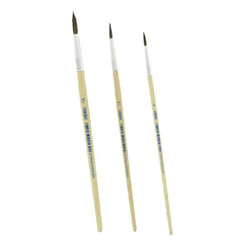 3 pinceaux Numero 4-10-16 poils de poney