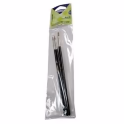 Pinceau aquarelle - ULMANN - Lot de 3 pinceaux n°2 n°8 et n°12 en poils de poney