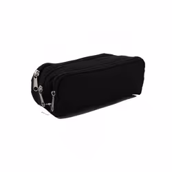 Trousse - Scolaire - Noir - 3 compartiments - Ulmann