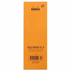 Rhodia 8200C bloc-notes 80 feuilles Orange